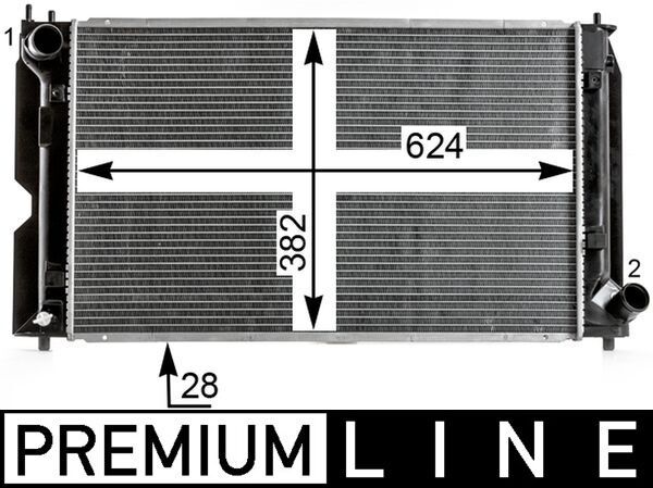 MAHLE Radiateur CR 2016 000P