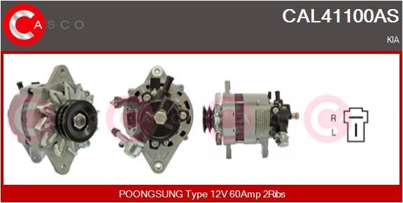 Генератор, Casco CAL41100AS