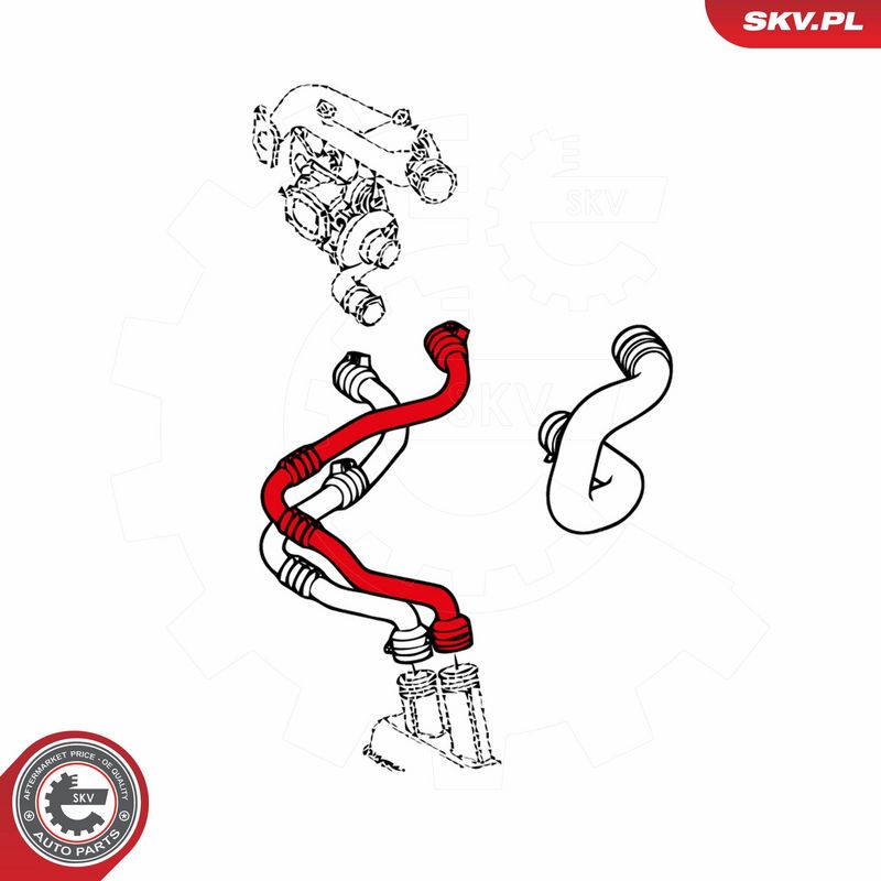 ESEN SKV 43SKV060 Charge Air Hose
