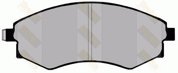 Brake Engineering Brake Pad Set, disc brake PA747