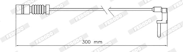 Výstražný kontakt, opotřebení obložení FAI184