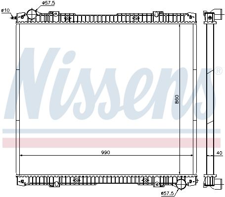 Теплообмінник NISSENS