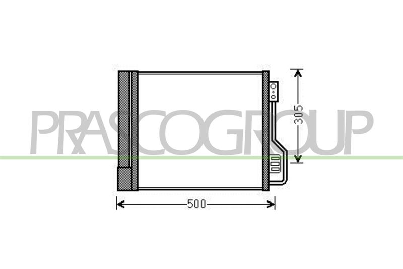 PRASCO kondenzátor, klíma ME305C001