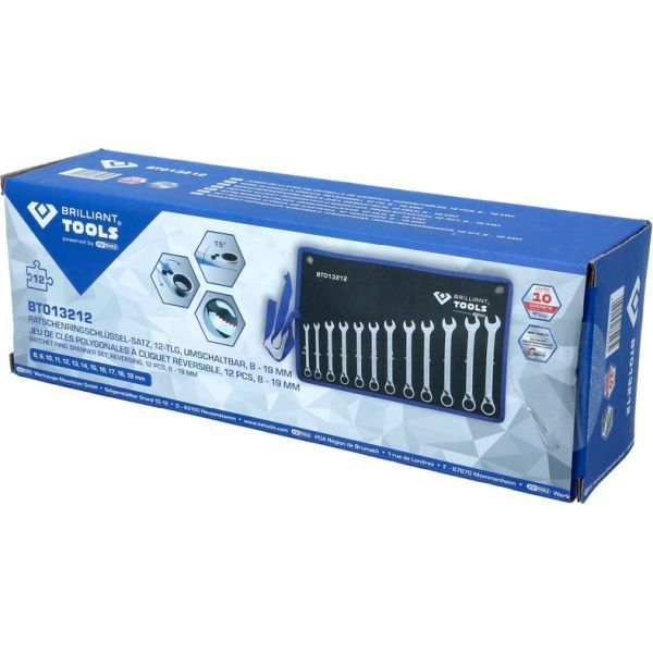 KS TOOLS BT013212 Ratchet Ring Spanner