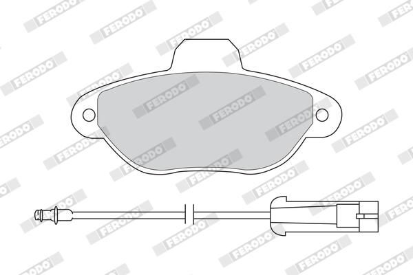 FERODO Plaquettes de frein à disque FDB925