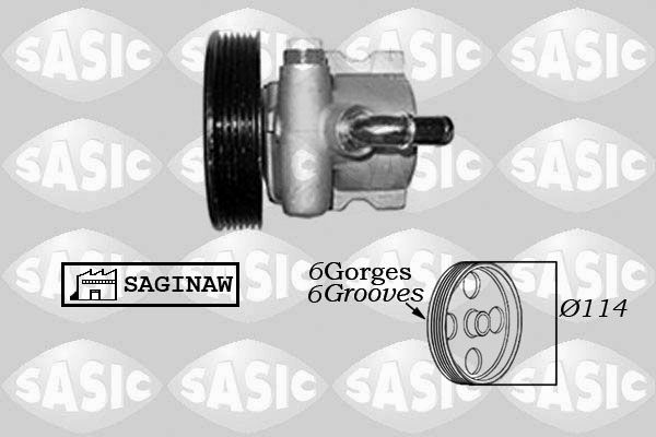 Гідравлічний насос, механізм рульового керування, Sasic 7070016