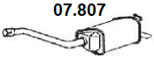 AG & NOVAK 07.807 - Rear Muffler