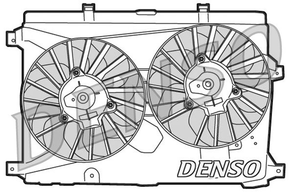 DENSO ventilátor, motorhűtés DER01015