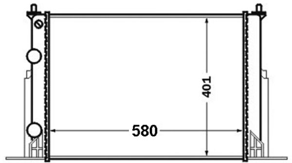 MAHLE Radiateur CR 1450 000S