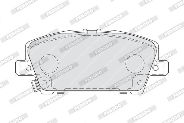 FERODO FDB1859 Brake Pad Set, disc brake