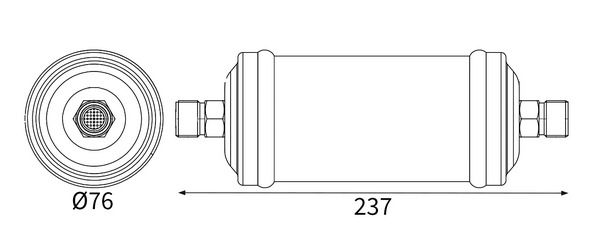 MAHLE AD350000S - Dryer, air conditioning