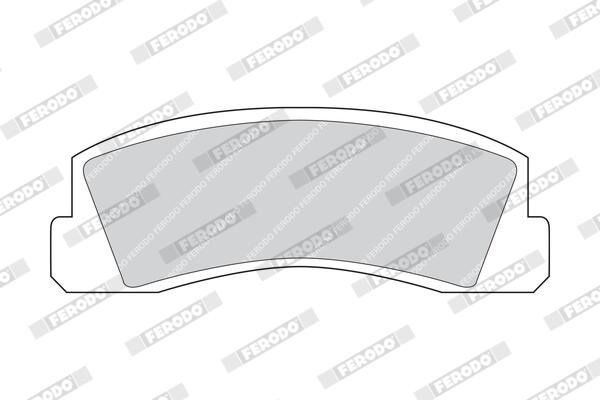 FERODO FDB195 Brake Pad Set, disc brake
