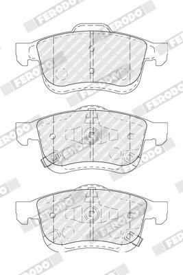 FERODO FDB5020 Brake Pad Set, disc brake