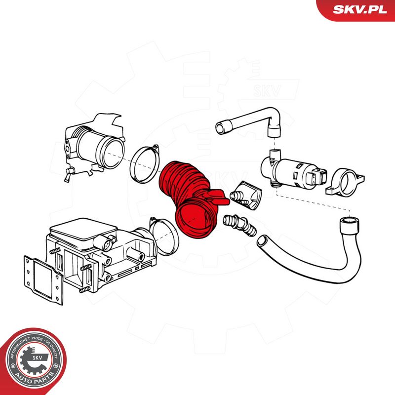 Õhutoru, õhufilter, ESEN SKV 24SKV431