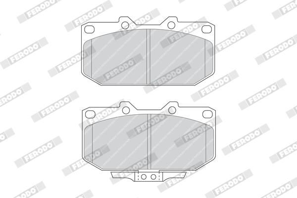 FERODO FDB986 Brake Pad Set, disc brake
