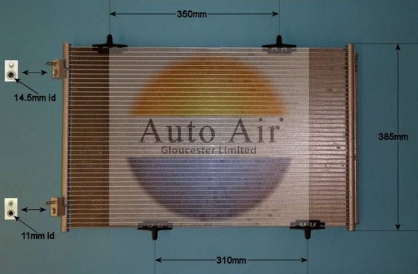 Auto Air Gloucester 16-1992 Condenser, air conditioning