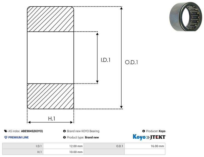 AS-PL ABE9045(KOYO) Bearing