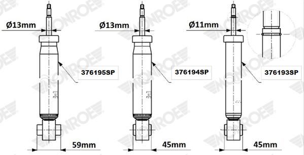 MONROE 376195SP Shock Absorber