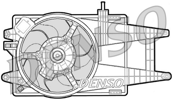 Denso Engine Cooling Fan DER09040