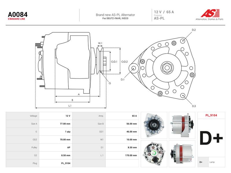 Generaator, AS-PL A0084