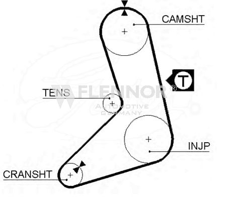 Подушка корпуса повітряного фільтра FIAT Panda 03-12, Siena 97-16, Bravo 07-16; ALFA ROMEO 156 97-07; LANCIA Ypsilon 03-