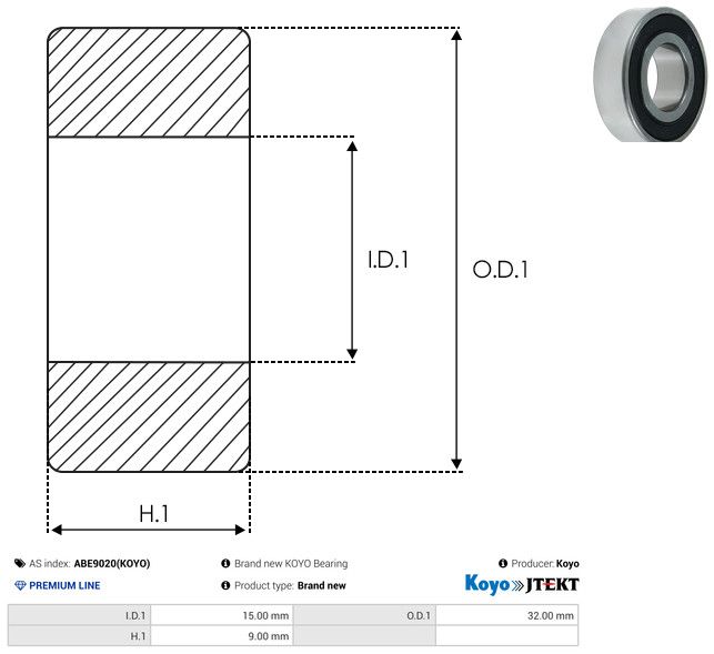 AS-PL ABE9020(KOYO) Bearing