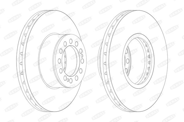 Brzdový kotouč BCR214A