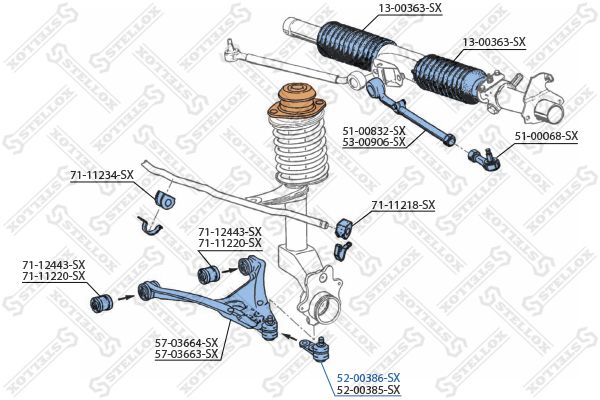STELLOX 52-00386-SX Ball Joint
