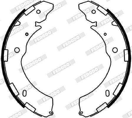 Juego de zapatas de frenos