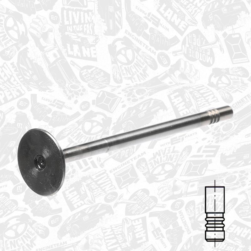 ET ENGINETEAM VE0117 Exhaust Valve
