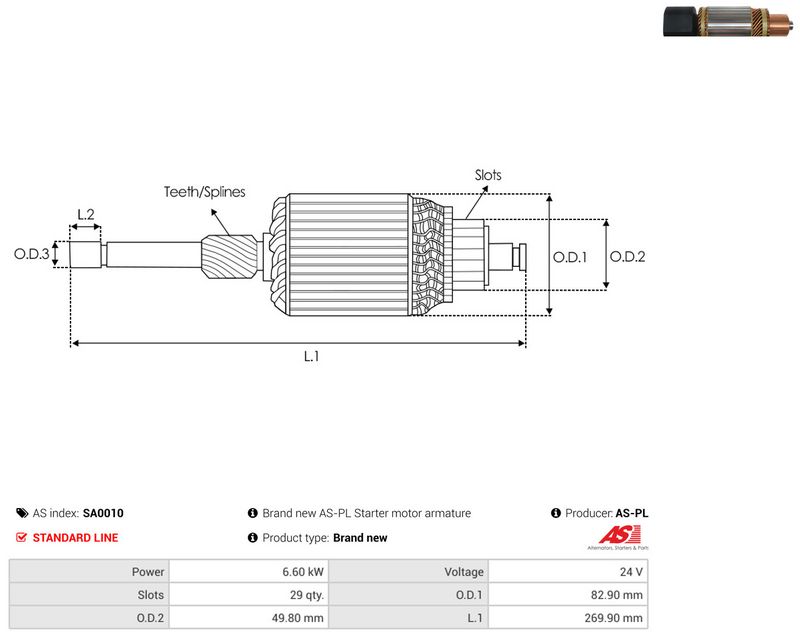 Ankur, starter, AS-PL SA0010