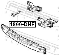 FEBEST 1899-DHF Tow hook