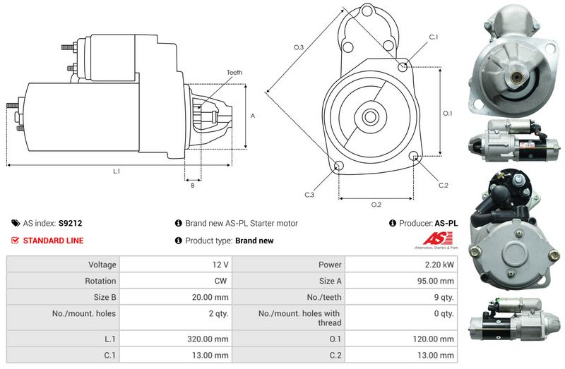 AS-PL S9212 Starter
