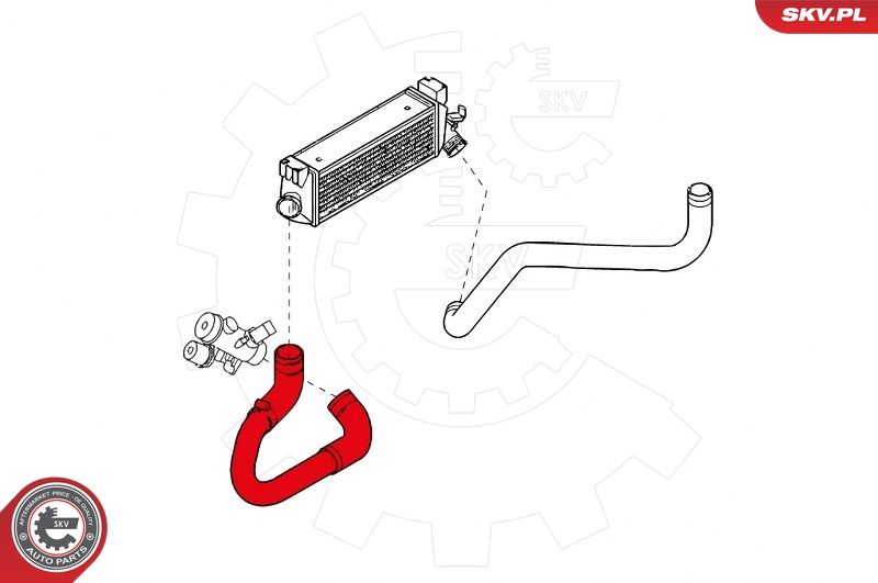 ESEN SKV 24SKV735 Charge Air Hose