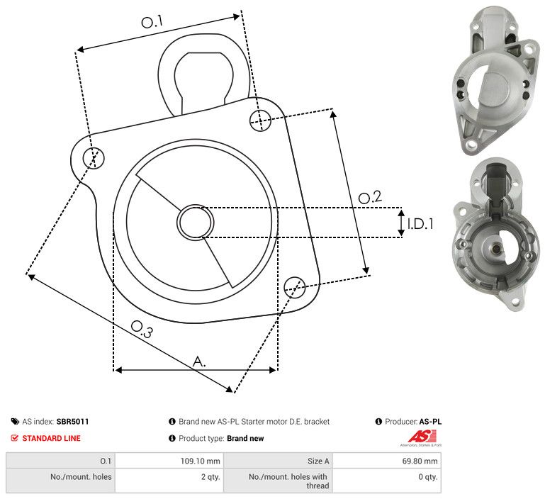 Starterikaas, Karburaator, AS-PL SBR5011