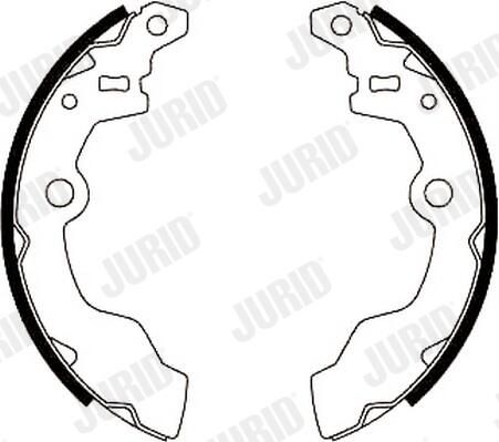 Juego de zapatas de frenos