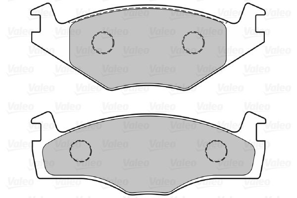 Комплект гальмівних накладок, дискове гальмо, Valeo 301128