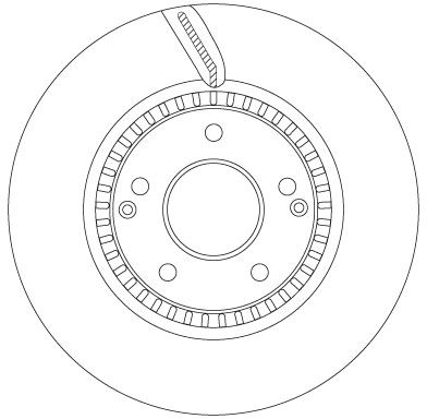 Гальмівний диск TRW DF6884S