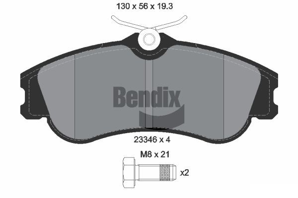 BENDIX Braking fékbetétkészlet, tárcsafék BPD1316