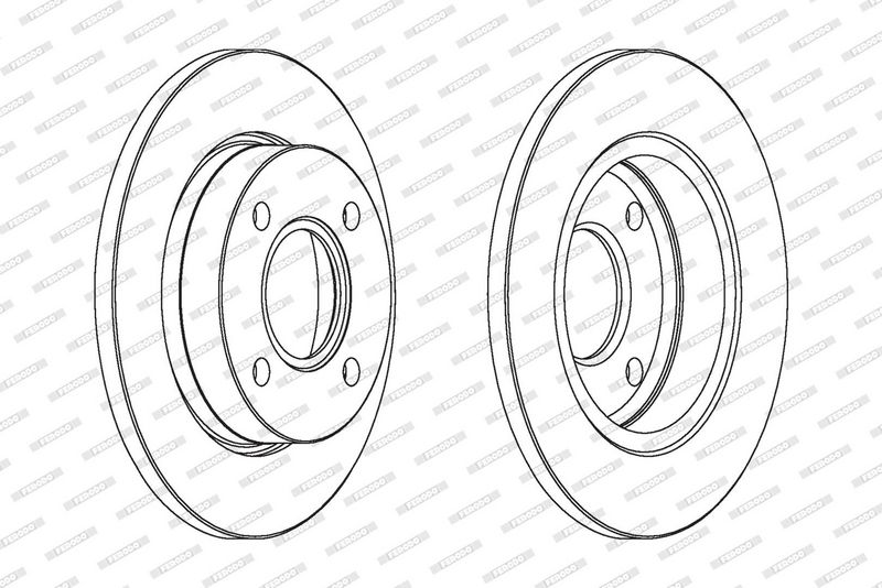 FERODO DDF845 Brake Disc