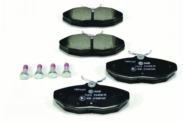 HELLA PAGID 8DB 355 011-961 Brake Pad Set, disc brake