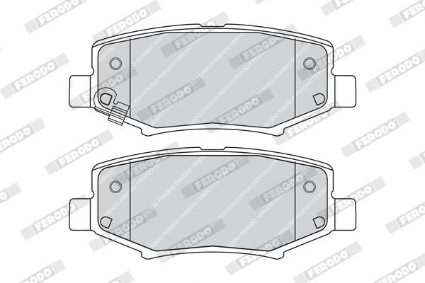 FERODO Plaquettes de frein à disque FDB4239