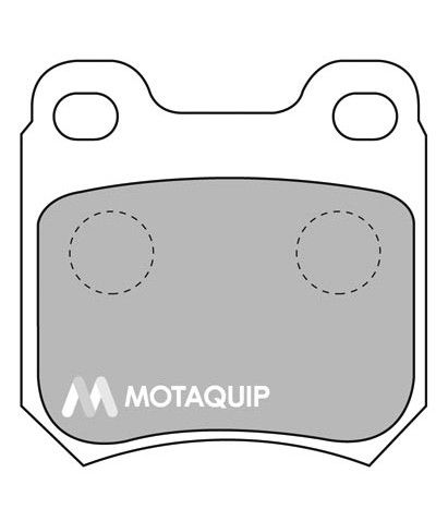 MOTAQUIP fékbetétkészlet, tárcsafék LVXL502