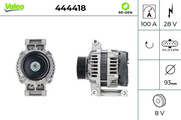 Γεννήτρια  VALEO RE-GEN REMANUFACTURED