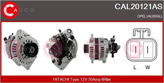 Генератор, Casco CAL20121AS