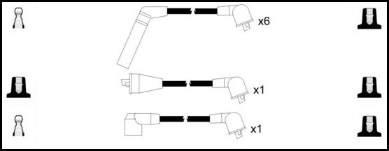 Juego de cables de encendido