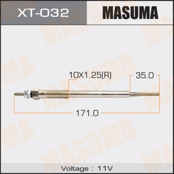 Свічка розжарювання, Masuma XT032