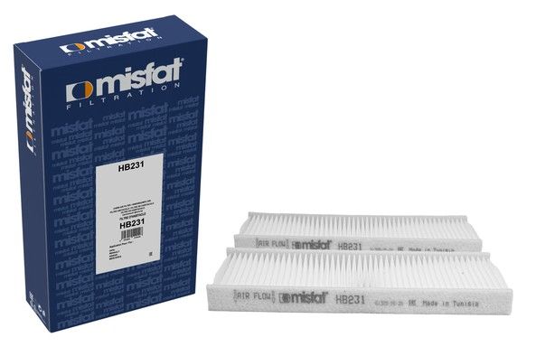 Filtre+d'habitacle MISFAT HB231