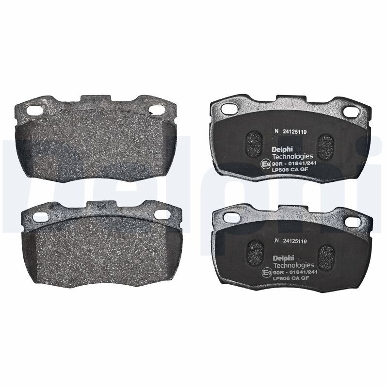 Remblokken set Voor (met een dempingskussen  zonder toevoegingen), past: LAND ROVER 110/127, 90 I, DEFENDER, DISCOVERY I, RANGE ROVER I  PEUGEOT 205 I 1.6-4.0 02.83-02.16
