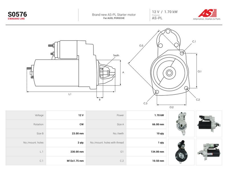 Starter, AS-PL S0576